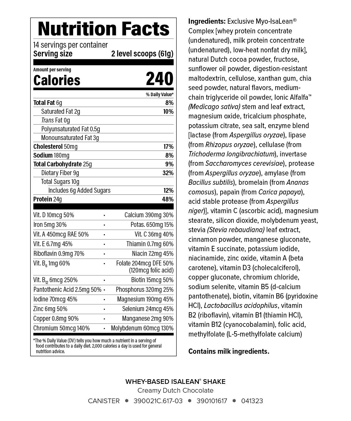 IsaLean Shake - 24 g of Protein
