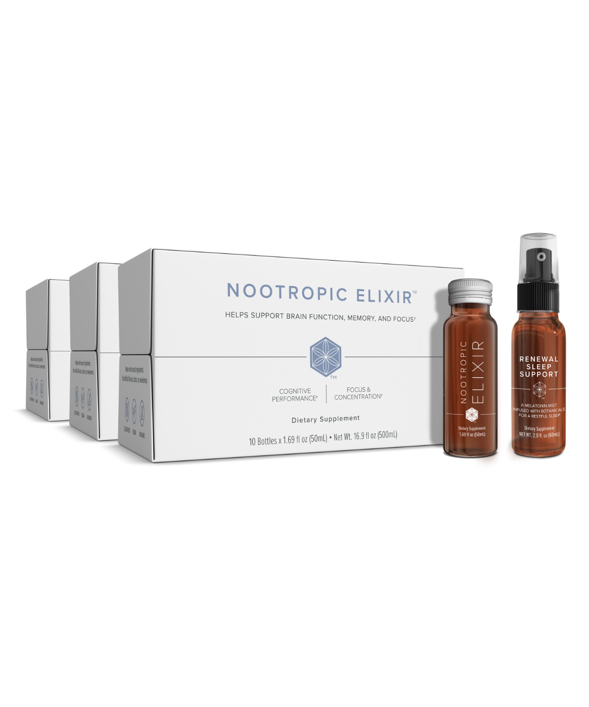 Sleep, Focus & Brain Health Support System | Sleep Smarter Bundle