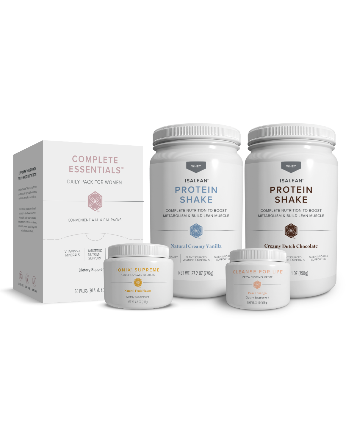 Complete Wellness System for Total Health | 4 Pillars Pack | Isagenix