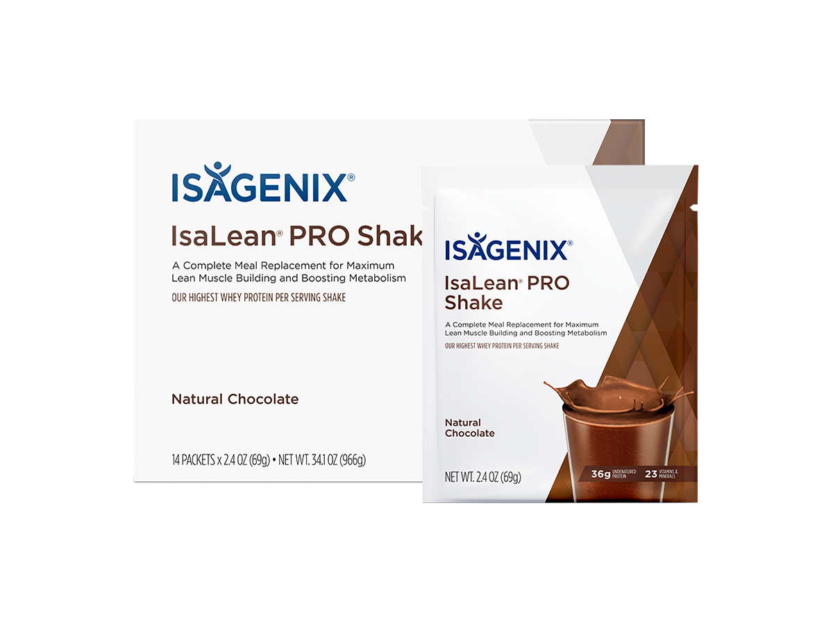 Isagenix IsaLean Shake - Nutrient-Dense Protein Powder for Ready-to-Drink  Shake - Creamy Dutch Chocolate, 14 Packets